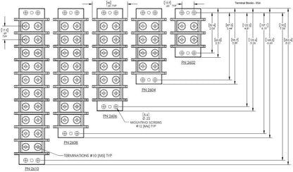Blue Sea Systems Terminal Blocks 20A - 65A