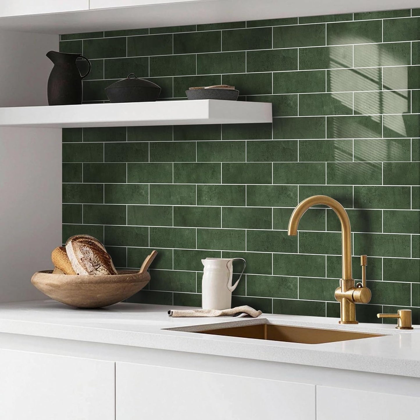 Tilingview 30 PCS Peel and Stick Backsplash Tile for Kitchen/Bathroom/Living Room, 3"x 9" Self-Adhesive Subway Tile for Backsplash, Matte Textures Tiles/Handmade Tiles (Sand Color)
