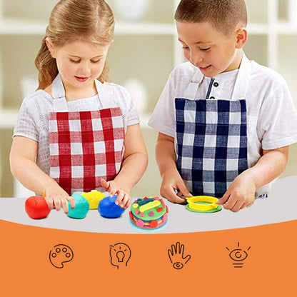 36-Piece Dough Tool Set for Kids Ages 3-8 – Includes Animal Cutters, Rolling Pins, Rollers, Random Colors