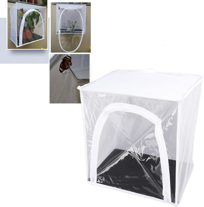 Wall Mounted Butterfly House Habitat, Multipurpose Breathable Large Space Lightweight Mesh Butterfly Cage