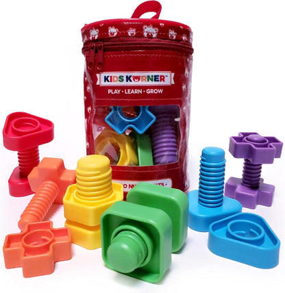 Jumbo Lacing Beads for Kids - Montessori Toddler Games and Educational Toys - Rainbow Matching Game and Stringing Bead Set with Toy Storage and Learning Activities eBook