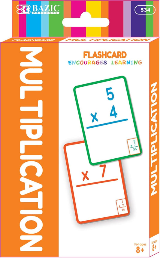 BAZIC Multiplication Flash Cards (36/Pack)