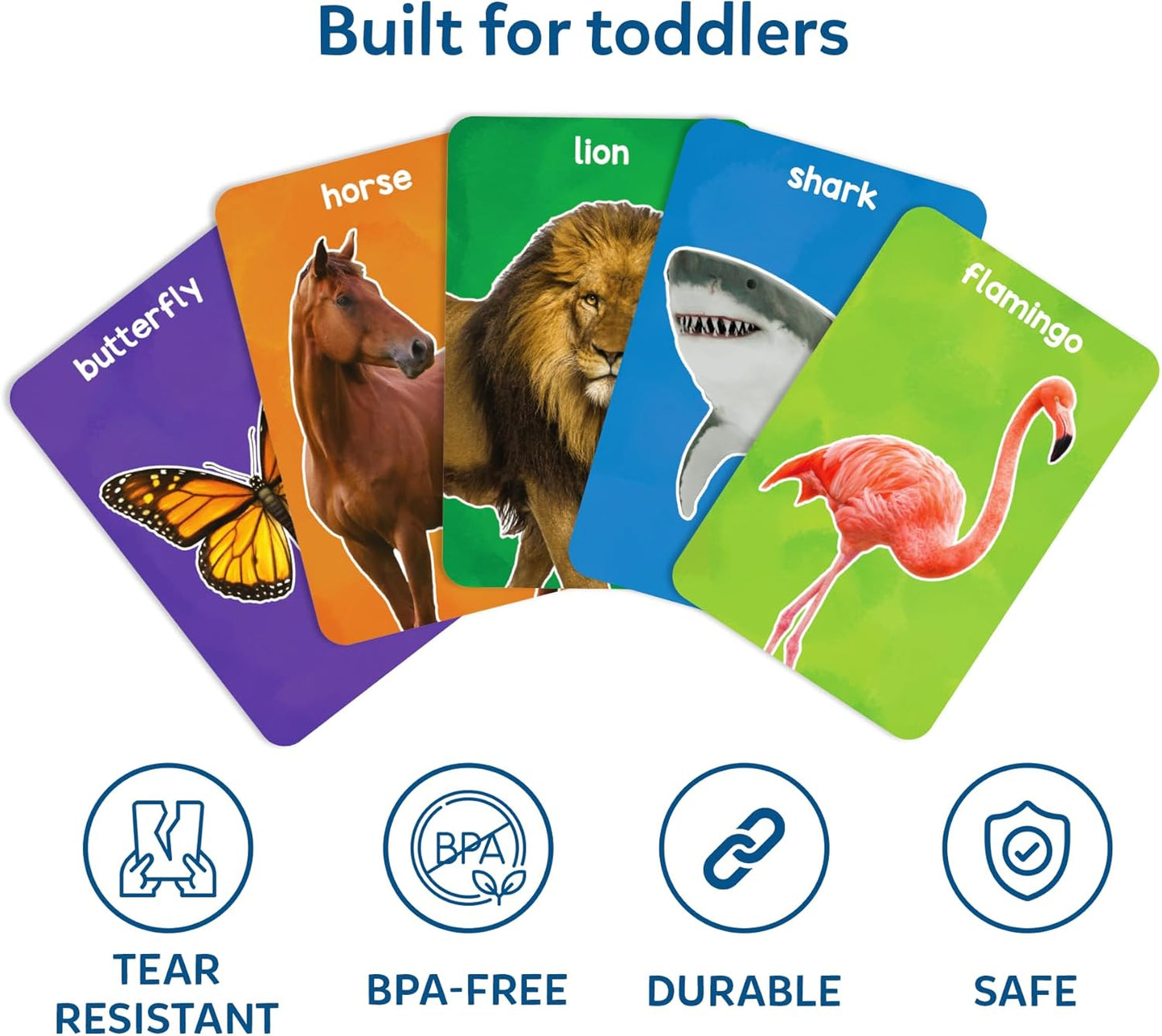 Skillmatics Thick Flash Cards for Toddlers - Letters, Numbers, Shapes & Colors, Montessori Toys, Preschool Learning Activities, Learning Aids, Gifts for Kids Ages 1, 2, 3, 4 Years
