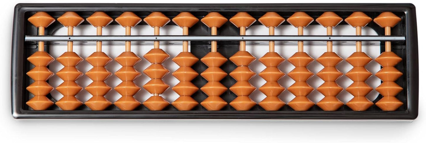 Digital Standard Abacus-20 cm-Professional 13-Column Soroban Calculator (Functional and Educational Tool)
