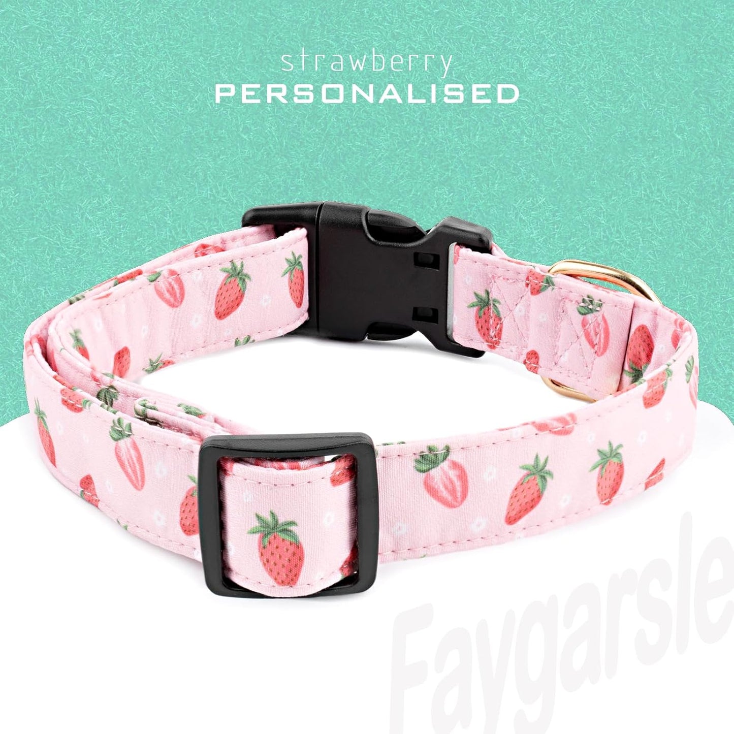 Faygarsle Dog Collar for Small Medium Large Dogs Colorful Puppy Collars for Female Dogs Toy Building Blocks Patterned Pet Collars for Summer Spring Wedding Puppy Girl Dog Collar M