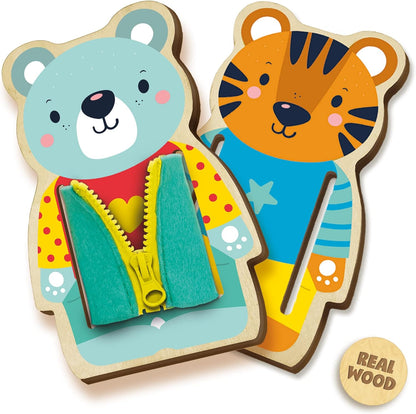 SES Creative 14487 My First - Lacing Wooden Animal Beads
