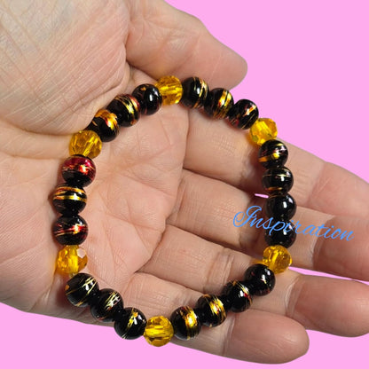 8mm Glass Beads Round Bulk for Bracelet, Glow in Dark Beads, DIY Jewelry Windchime Suncatcher Party Supplies, 300 pcs