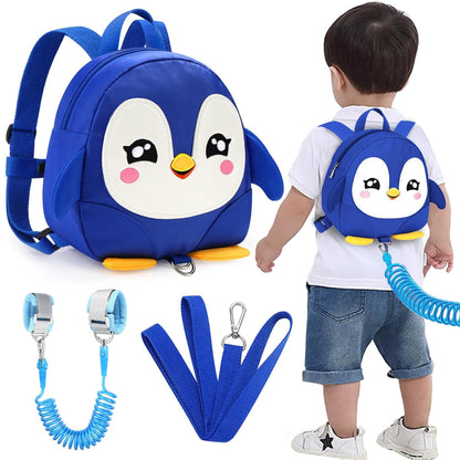 Accmor Toddler Harness Backpack Leash, Cute Dinosaur Backpacks with Anti Lost Wrist Link, Cute Mini Child Backpack Wristband Tether Strap and Protection Leashes for Boys Girls Aged 1-3 Years