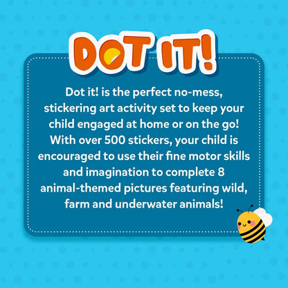Skillmatics Dot It Sticker Art - Disney Princess, Mess-Free Fun for Kids, 500+ Stickers, Craft Kits, DIY Scrapbooking Activity, Gifts for Girls & Boys Ages 3, 4, 5, 6, 7