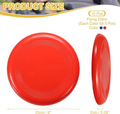 PATIKIL Flying Disc Colorful Plastic Flying Disk Flyer for Outdoor Sports Training Playing Lawn Game