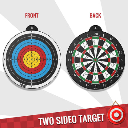 Dart Board - 12pcs Magnetic Darts - Excellent Indoor Game and Party Games - Gifts for 5 6 7 8 9 10 11 12 Year Old Boy Kids