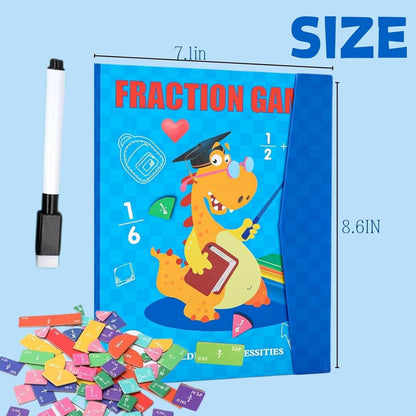 Magnetic Fraction Demonstration Book, Tiles & Circles