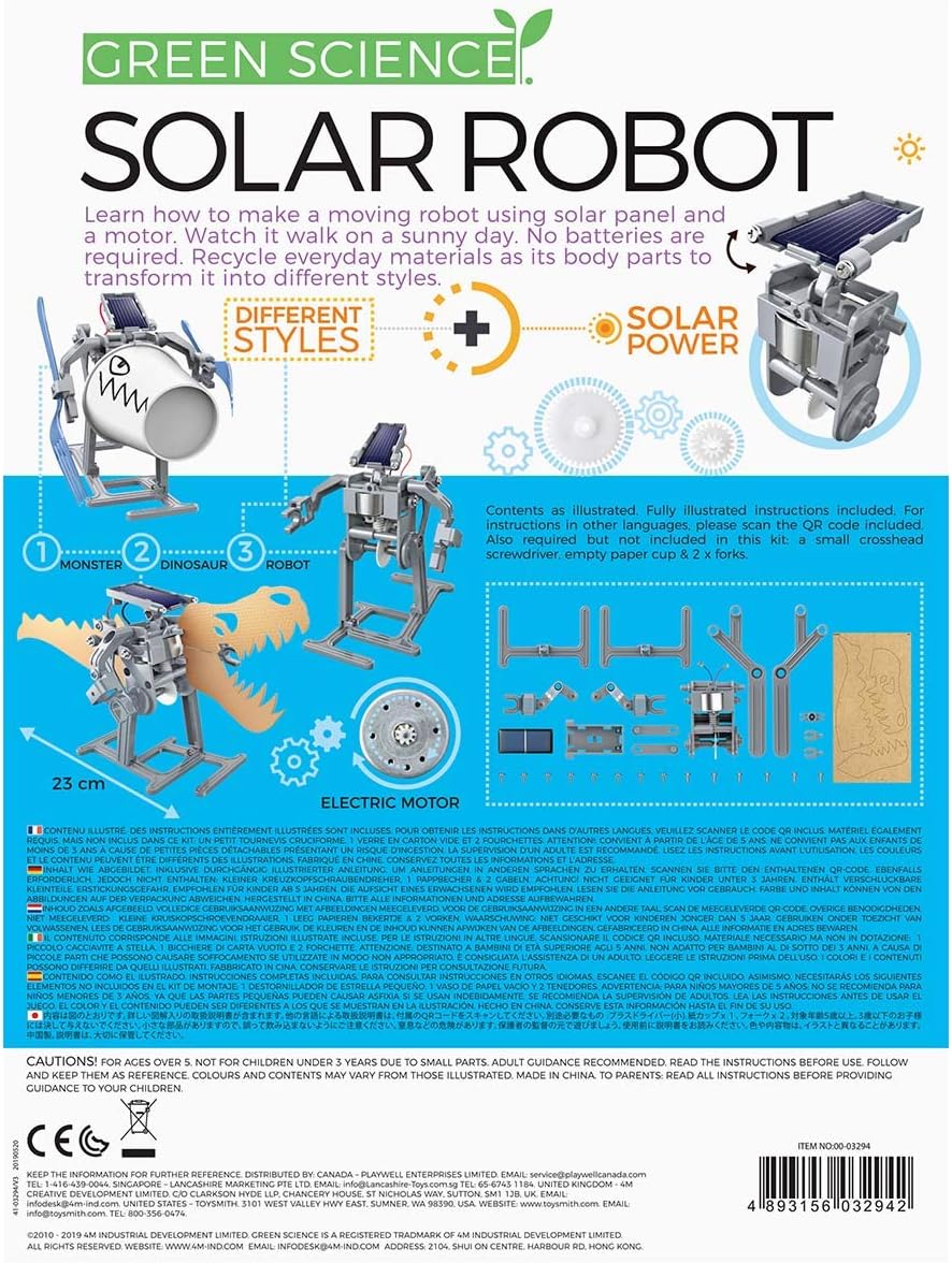 4M Green Science Rotating Solar System Kids Science Kit