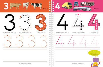 Numbers 1-50 (Wipe Clean Workbook): Ages 3-5; Wipe-Clean With Pen (Wipe Clean Learning Books)