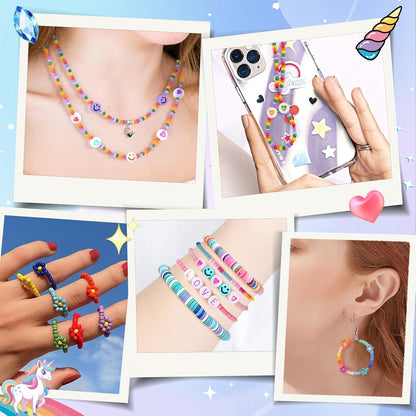 BIIB Bracelet Making Kit for Girls Gifts 8-12 Years Old, Arts and Crafts for Kids Ages 6-8, Unicorn Toys for Girls Jewelry Making Kit, Crafts for Girl Age 10-12, Art Supplies for Kids