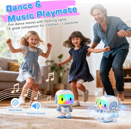 Robot Toy for Kids,Remote Control Robots with Smart Interactive Dancing, Programmable Toy, Rechargeable Robots Toys for Age 3-8 Year Old Boys and Girls Christmas Birthday Gift Present Blue