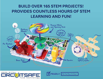 Snap Circuits “Arcade”, Electronics Exploration Kit, Stem Activities for Ages 8+, Full Color Project Manual (SCA-200)