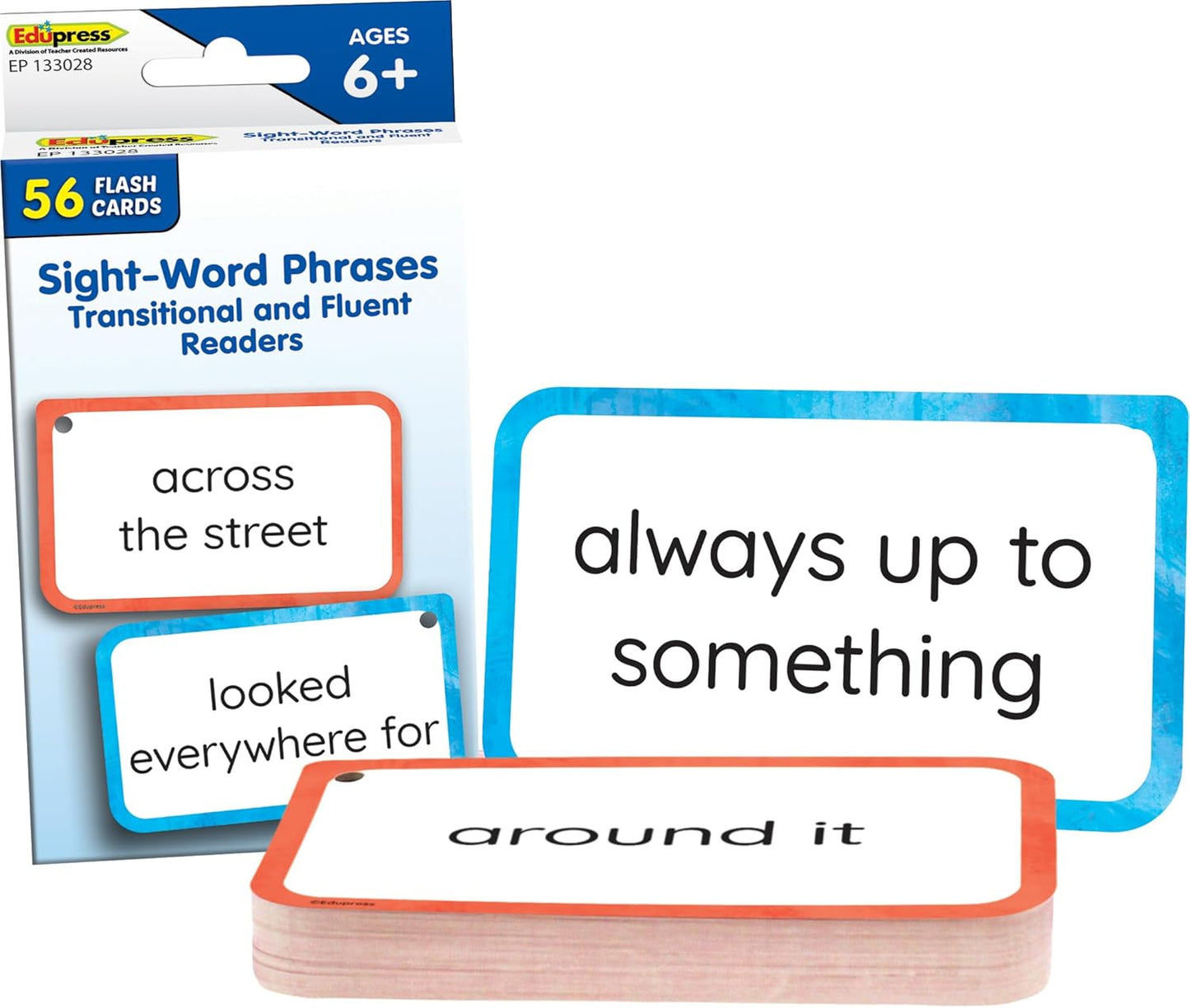 Teacher Created Resources Sight-Word Phrases - Transitional and Fluent Readers Flash Cards (TCR13302)