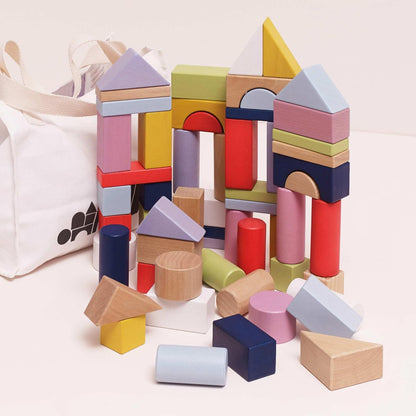 Le Toy Van - Petilou Wooden Educational ABC Wooden Blocks | Educational Wood Toys for Toddlers and Babies | Suitable for A Boy Or Girl 1 Year Old +