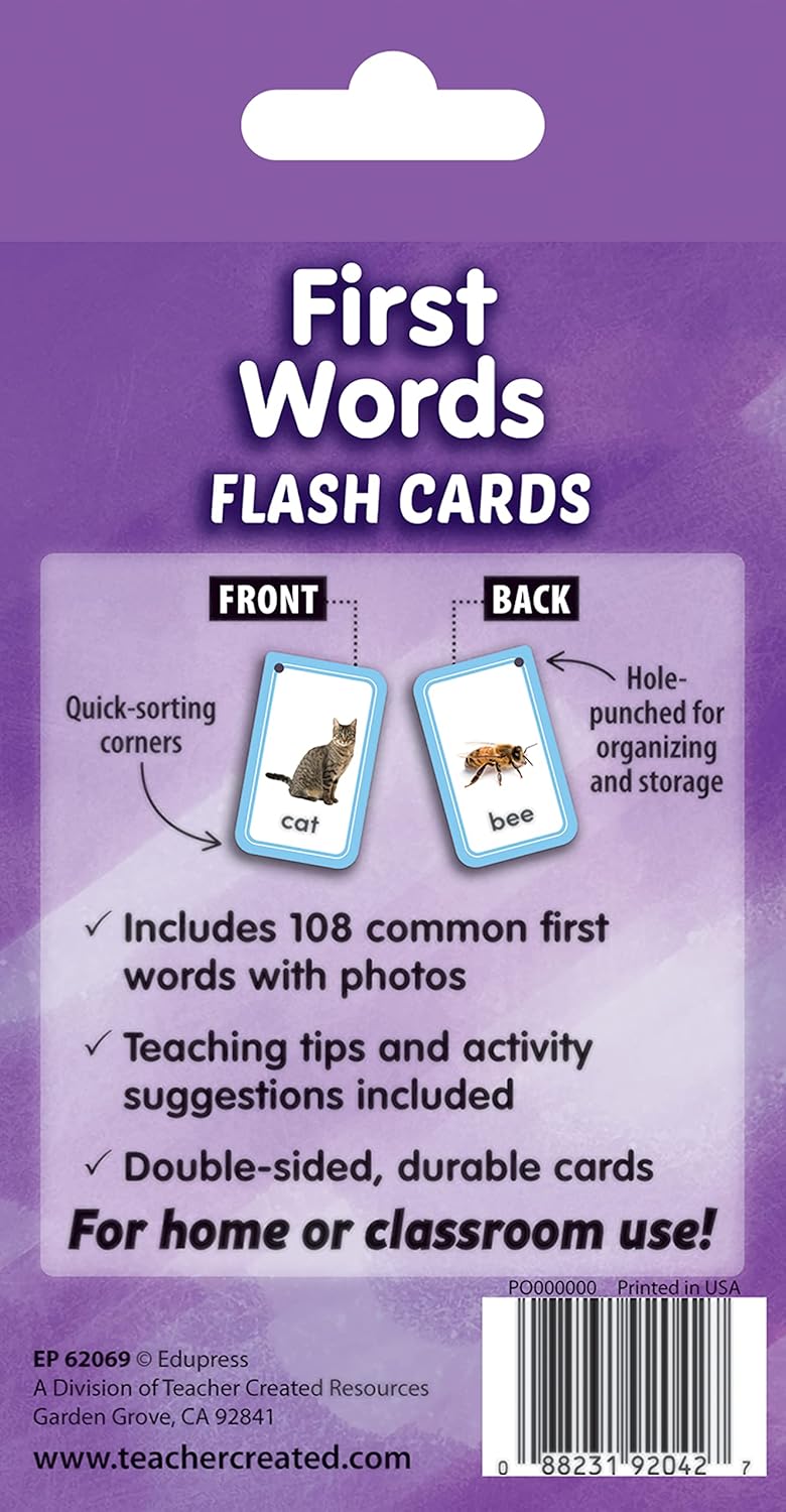 First Words Flash Cards (EP62069)