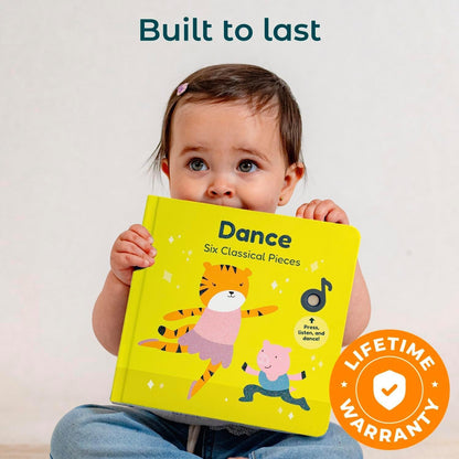 Cali's Books Rock Music Books for Toddlers 1-3 - Singing Button Sound Board Book for 2 Year Old Children, Musical Toddler Rock Songs Toys, 18 Month Interactive Learning Toy, USB-C Rechargeable