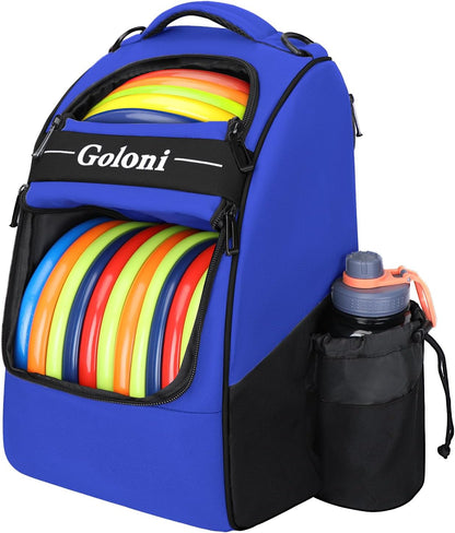 Disc Golf Bag Holds 23+ Discs,Durable Disc Golf Backpack with cooler compartment,Large Capacity Frisbee Bags