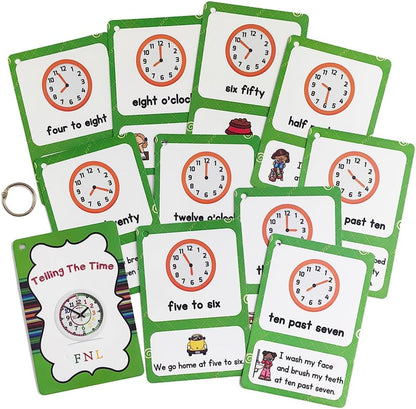 Lilias Irregular Past Tense Verbs English Grammar Double-Side Learning Flash Cards - 24 Card Set for Homeschool, Preschool, Primary School, ESL, Autism, Vocabulary Building