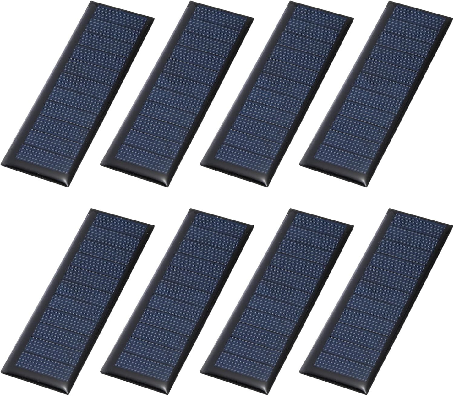 MECCANIXITY 8PCS 1.5V 0.09W 0.06A Mini Solar Panels for Solar Power, Small Solar Photovoltaic Cells Charge DIY Electric Toy Materials Solar System Kits, 1.18" x 1.18"