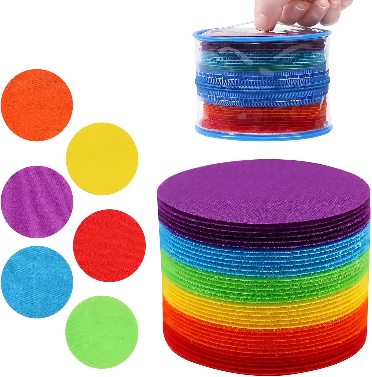 ForTomorrow Carpet Markers with Numbers - 36 Pcs 4" Classroom Sitting Carpet Dot Number 1-36, Floor Rug Circles Marker Spot for Preschool Kindergarten Elementary