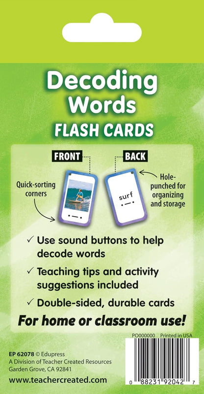 Decoding Words Flash Cards (EP62078)