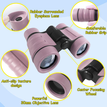 ESSENSON Binoculars for Kids Toys Gifts for Age 3, 4, 5, 6, 7, 8, 9, 10+ Years Old Boys Girls Kids Telescope Outdoor Toys for Sports and Outside Play, Bird Watching, Birthday Presents(Blue)