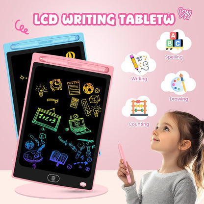 20 Pack LCD Writing Tablet for Kids - Erasable and Reusable Toddler Doodle Board in 8.5 inch, Ideal Drawing Pad for Learning Toy for Ages 3-8, Gift for Girls Boys (20 Pack)
