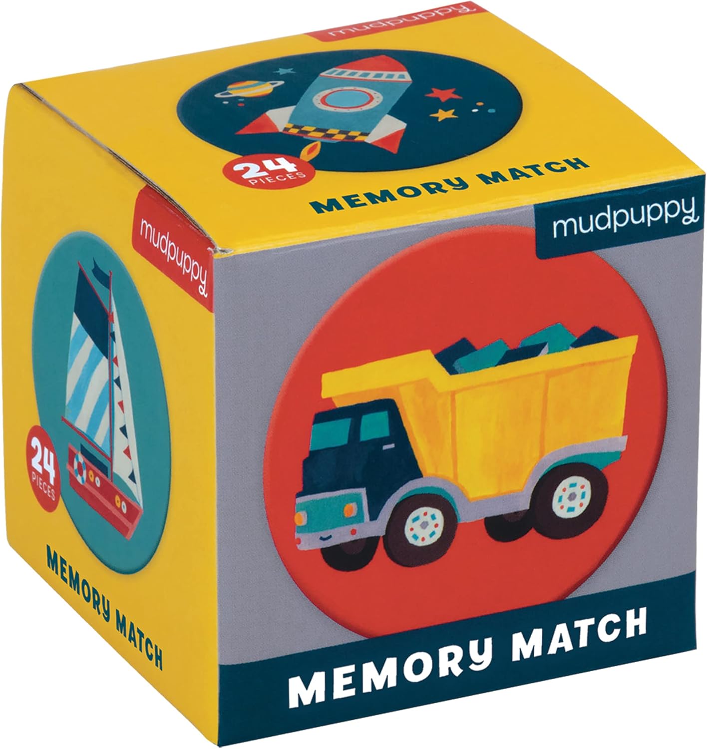 Mudpuppy Unicorn Magic Mini Memory Matching Game – Memory Game for Kids Ages 3 and Up, Makes A Great Gift Idea, 2.75” Mini Storage Cube Is Ideal for On-The-Go Fun