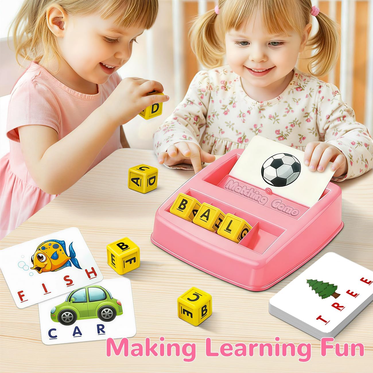 NARRIO Educational Toys for 3 4 5 Year Old Boys Gift, Matching Letter Game Preschool ABC Learning Toys for Kids Ages 4-8 Years, Christmas Birthday Gifts for 3-6 Year Old Boys Toddler Toys Age 2-4
