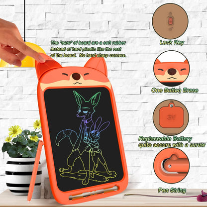 10 Inch LCD Writing Tablet, Erasable Doodle Board Toy, Cute Lion Drawing Pad for Kids Ages 2-6 - Educational Christmas Birthday Gift (Lion)