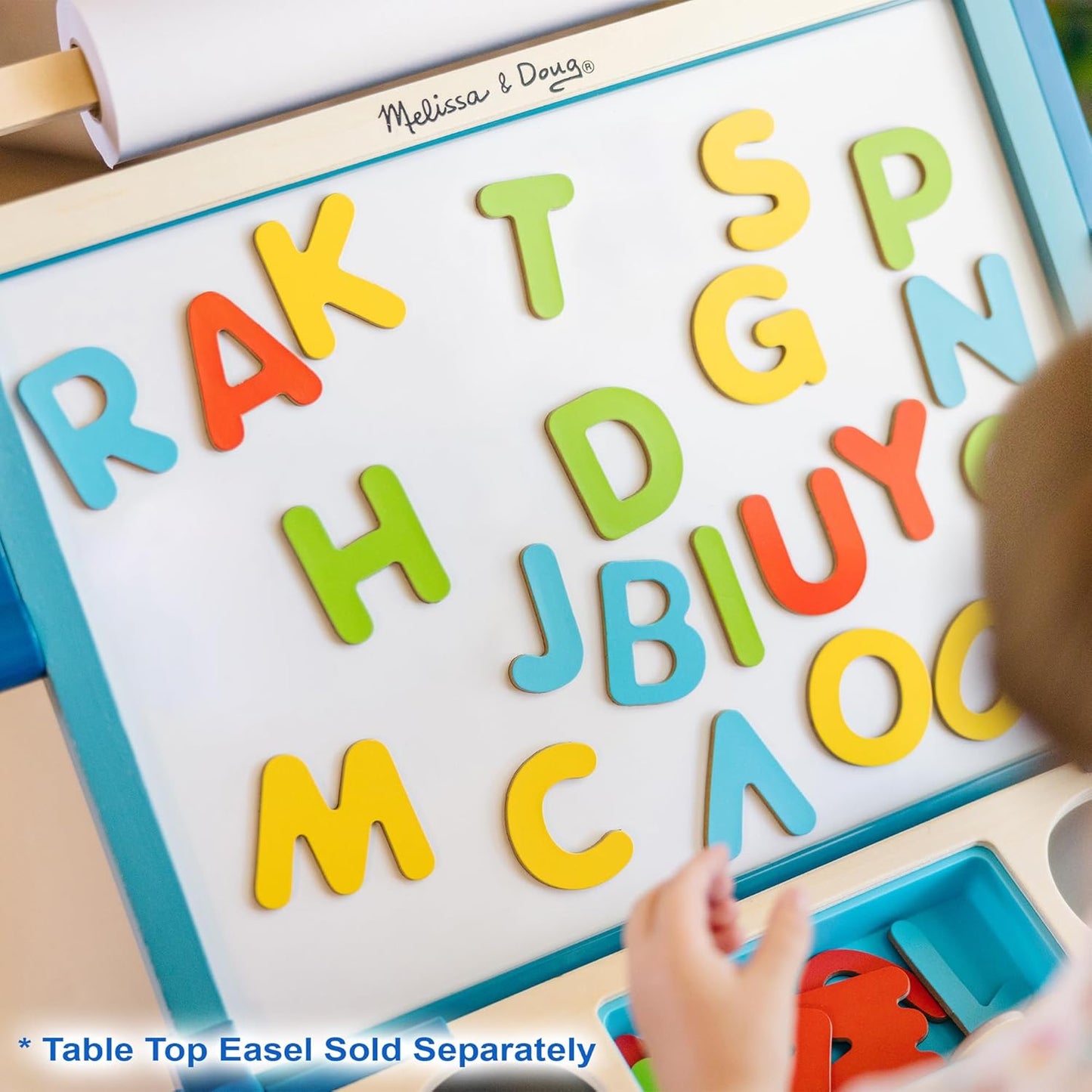 Melissa & Doug Deluxe Magnetic Letters and Numbers Set – 89 Wooden Alphabet Magnets & Numbers, Educational Learning Toys for Preschool Kids Ages 3+