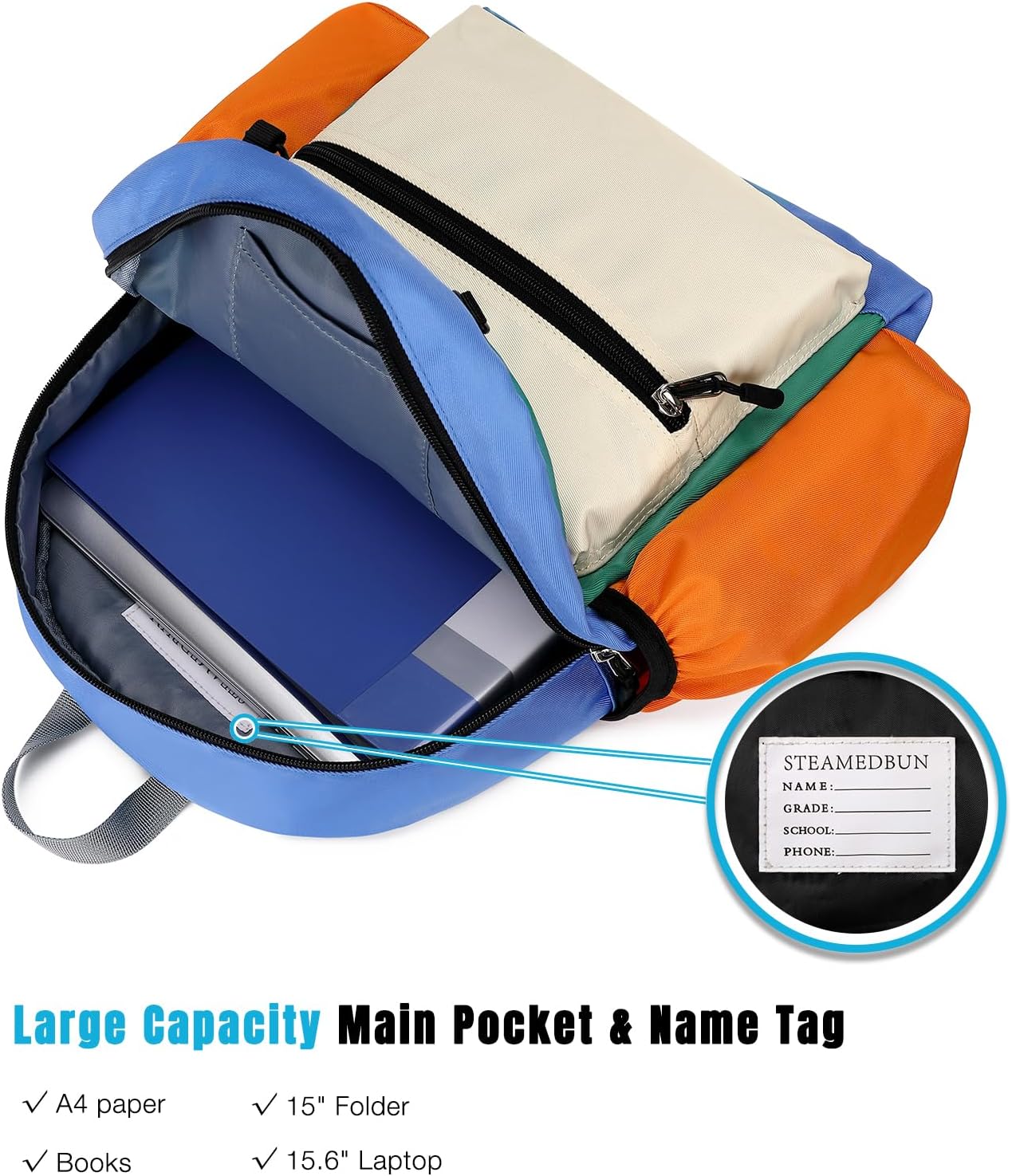 STEAMEDBUN Backpack Leash for Toddlers 1-3: Baby Backpack with Leash for Boys Girls - Anti-Lost Harness for Walking