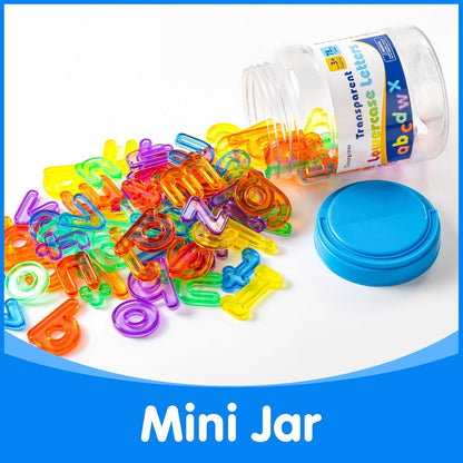 66 Pcs Translucent Letters and Numbers – Light Table Toys, Manipulatives and Accessories for Enhanced Learning & Fun
