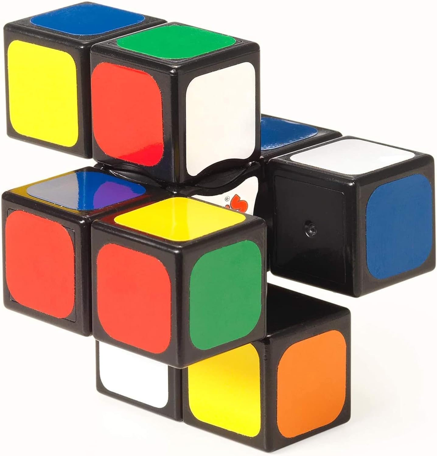 Rubik’s Cube, Apprentice, 2x2 Beginner Cube, Problem-Solving Brain Teaser, Classic Color-Matching Puzzle, Fidget Toy, Sensory Puzzle for Adults, Teens, Kids, for Ages 7 & Up