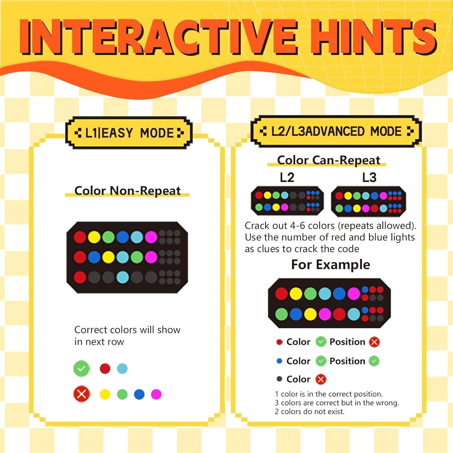 Crack The Code - Electronic Mastermind Code Breaker with Clamp, Super Decoder Handheld Puzzle Games for 1-8 Players, 10,000+ Logic Challenges for Kids & Adults Ages, Portable Travel Game & Gift