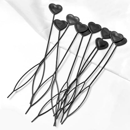 12 Pcs Quick Hair Beader Tool for Braids - Bead Threader for Hair, Easy Loop Styling Kit for Kids Girls, Kids Hair Styling Essentials Kit
