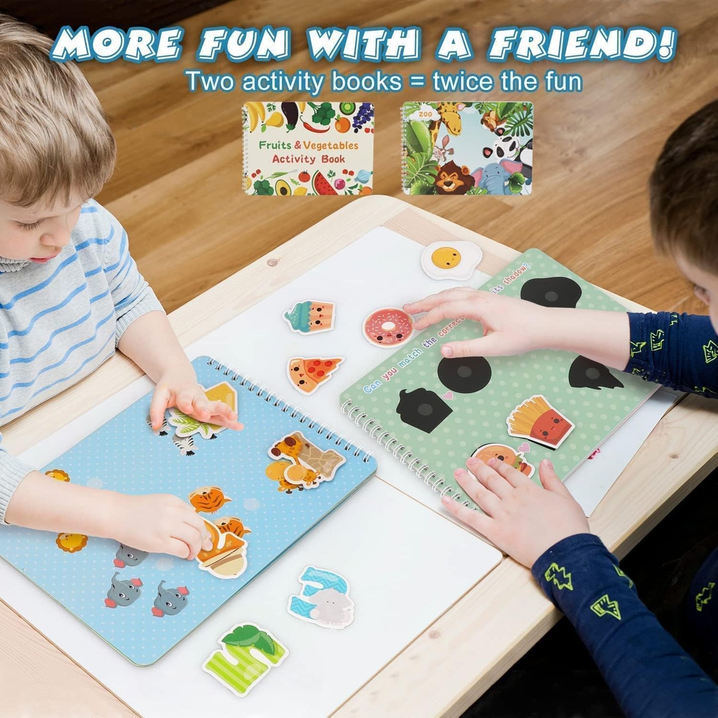 TOY Life Busy Book Preschool Learning Activities Toddler Busy Book with 32 Pages Autism Sensory Learning Materials Preschool Montessori Learning Toys for Kids 3+ Quiet Books for Boys and Girls