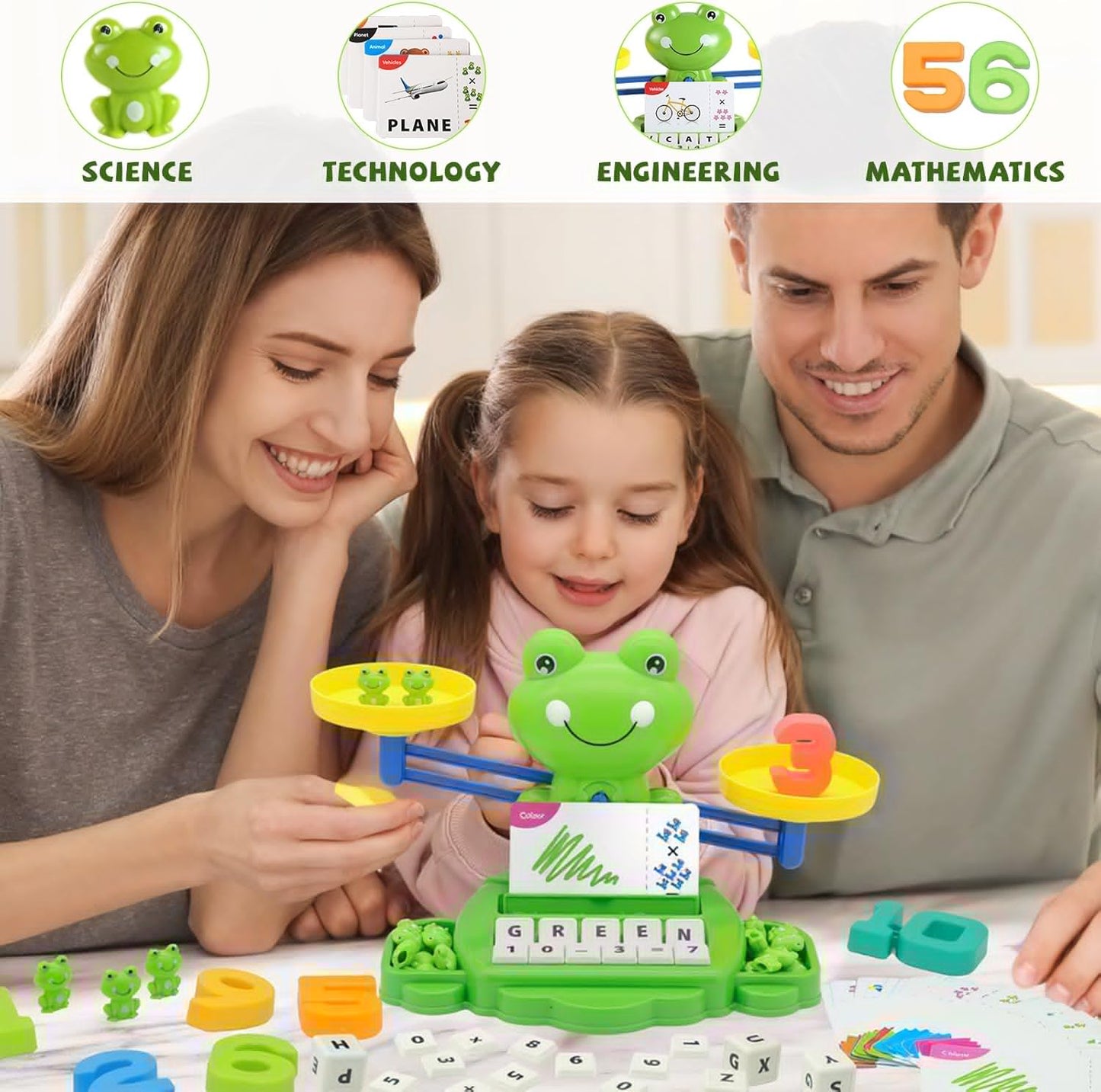 Snugzy Dinosaur Balance Counting Toys Math Game Montessori Toys Learning Games for Kids Educational Toy Gifts for Boys Girls Age 5-7