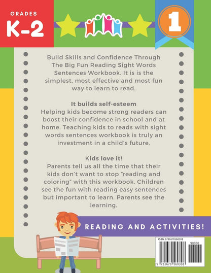 300+ Reading Sight Words Sentence Book for Kindergarten English Khmer Flashcards for Kids: I Can Read several short sentences building games plus ... reading good first teaching for all children.
