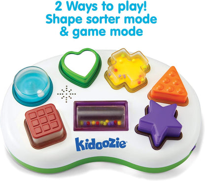 Kidoozie Lights ‘n Sounds Shape Sorter - Toddler Toy for Ages 9-24 Months - Helps Develop Hand-Eye Coordination and Problem Solving Skills!