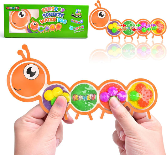 4Pcs Color Sorting Sensory Toys for Kids with Autism Toddler Toys for Airplane Travel Road Trip Preschool Montessori Toys Fine Motor Skills Easter Basket Stuffers Gifts for Kids Boys Girls