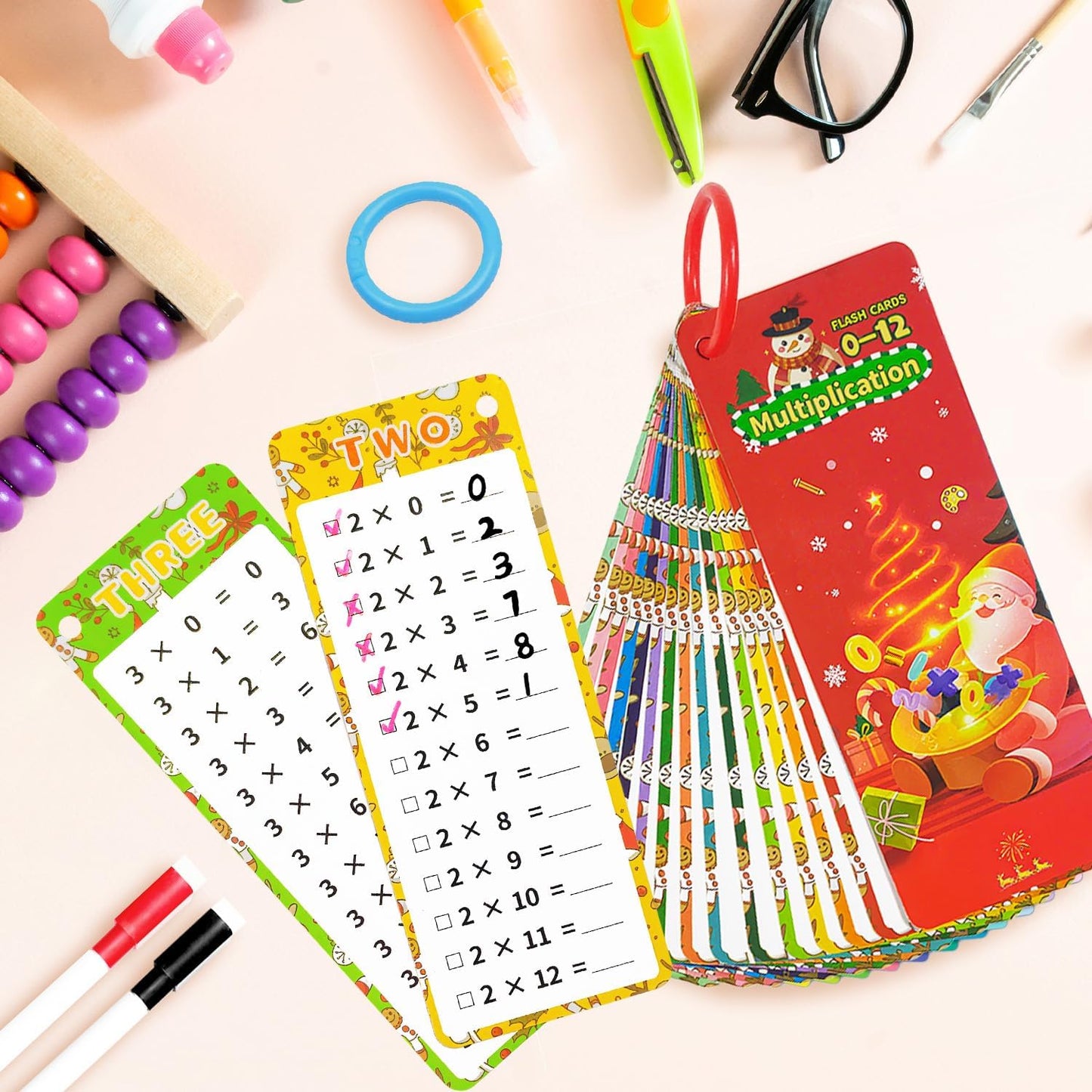 0-12 Multiplication Flash Cards, Large Math Table Flashcards, Multiplication Chart, Educational Times Table Flashcards for Classroom for 1st to 3rd Grades