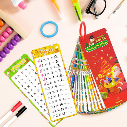 0-12 Multiplication Flash Cards, Large Math Table Flashcards, Multiplication Chart, Educational Times Table Flashcards for Classroom for 1st to 3rd Grades