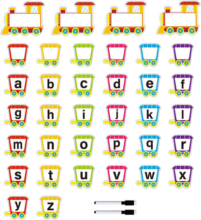 Little Train Alphabet Flash Cards Spelling Game Dry Erase Sight Word Flash Cards Learning Resources ABC Learning Classroom Games