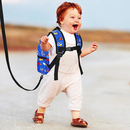 Accmor Toddler Backpack Leash with Anti Lost Wrist Link, Cute Mini Child Walking Harnesses Keep Kids Close Back Pack Rope Tether Rein for Baby Boys (Pink/Unicorn)